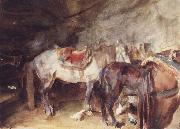 John Singer Sargent Arab Stable oil on canvas